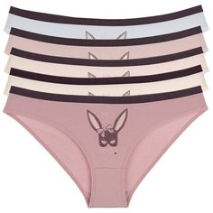 Donella Набор трусов слипы низкой посадки, 5 шт., размер XL, микс