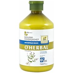 OHerbal бальзам-кондиционер для жирных волос с экстрактом мяты, 500 мл
