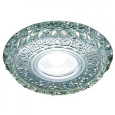 Встраиваемый светильник Ambrella light Crystal LED S393 CH, хром/прозрачный хрусталь