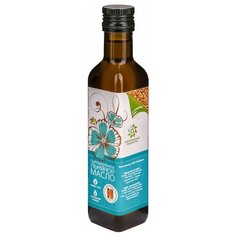 О2 Натуральные продукты масло льняное, стеклянная бутылка, 0.25 л