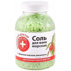 Домашний доктор Соль для ванн с экстрактом эвкалипта , 1 кг