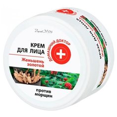 Домашний доктор Крем для лица Женьшень золотой против морщин, 100 мл
