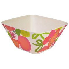 Fissman Миска Summer 3,65 л бежевый/зеленый