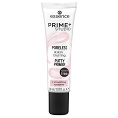 Essence Праймер для лица Prime Studio Poreless + skin blurring Putty Primer 30 мл розовый