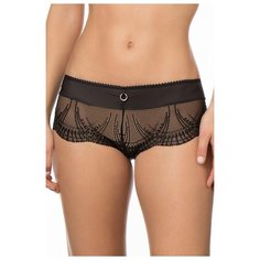 Empreinte Трусы шорты Diane с вышивкой средней посадки, размер 42, черный