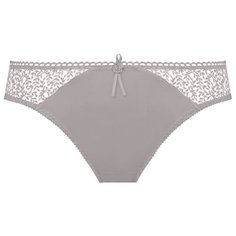 Empreinte Трусы слипы Kate с низкой посадкой, с кружевом, размер 48, gris сendre