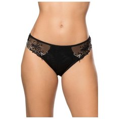 Empreinte Трусы слипы Tosca средней посадки с вышивкой, размер 42, черный