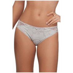 Empreinte Трусы слипы Lilly Rose со средней посадкой, кружевными вставками, размер 50, серебристый
