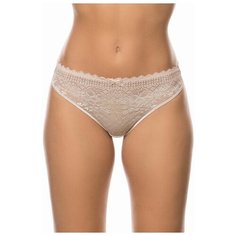 Empreinte Трусы слипы Melody средней посадки кружевные, размер 48, gold