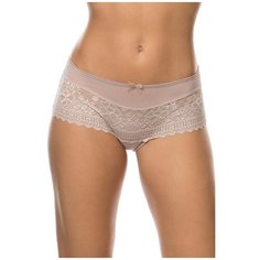 Empreinte Трусы шорты Melody с вышивкой средней посадки, размер 50, gold