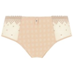 Empreinte Трусы слипы Jazz средней посадки с тюлевыми вставками, размер 46, caramel