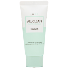 Слабокислотный гель для умывания для чувствительной кожи | Heimish pH 5.5 All Clean Green Foam 30мл
