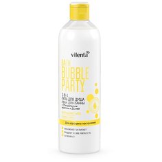 Гель-пена для ванны и душа Vilenta Bath bubble party Для хорошего настроения с миндальным маслом и дыней, 400 мл