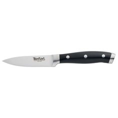 Нож для овощей Tefal Character, лезвие 9 см, черный