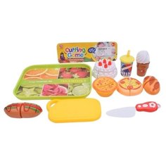 Набор продуктов с посудой XIABAO TOYS B1858496 разноцветный