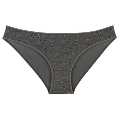 Donella Набор трусов слипы с принтом Звезда, 2 шт., размер XL, серый