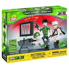 Конструктор Cobi Small Army World War II 2032 Фигурки солдат красной армии - зима