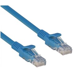 Патч-корд ExeGate UTP-RJ45-RJ45-C5e-PVC-CCA-0.3M 0.3 м, синий