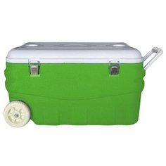 Арктика Изотермический контейнер с колесиками зеленый 100 л