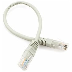 Патч-корд Cablexpert PP10-0.25M 0.25 м, серый