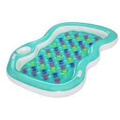 Матрас Bestway 43045B 178x216 см бирюзовый/белый