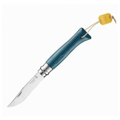 Нож складной OPINEL №8 Blue Leather Limited edition синий
