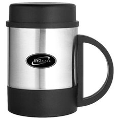 Термокружка Biostal NM-105A, 0.37 л серебристый