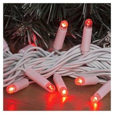 Гирлянда Luazon Lighting Нить УМС Pro 35841 1000 cм, 100 ламп, красный/белый провод