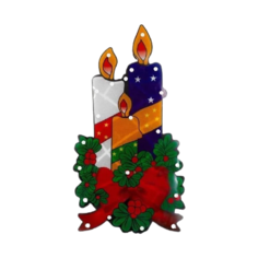 Фигурка Luazon Lighting Свечи 43 см зеленый/красный/синий/желтый