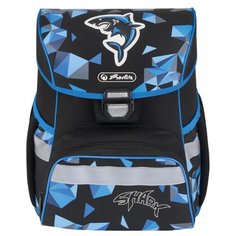 Herlitz Ранец Loop Shark (50025886), черный/синий