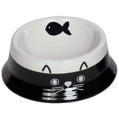 Миска Nobby 73374/73691/73380 140 мл черный/белый