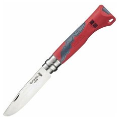 Нож складной OPINEL №7 Outdoor Junior красный/бордовый