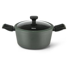 Кастрюля Fissman Brilliant 14383, 7.1 л, оливковый