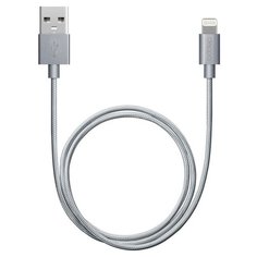 Кабель Deppa Alum USB - Lightning MFI 1.2 м, графит