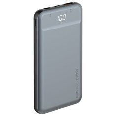 Аккумулятор Deppa NRG Alum QC3.0 Power Delivery 10000 mAh, графит