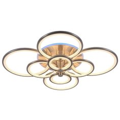 Светодиодная люстра ProfitLight 8077/8 NKL 256W+11W RGB