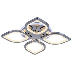 Светодиодная люстра ProfitLight 8032/4 CHR 80W+8W RGB