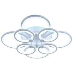 Светодиодная люстра ProfitLight 8077/4+4 WHT 192W+11W RGB