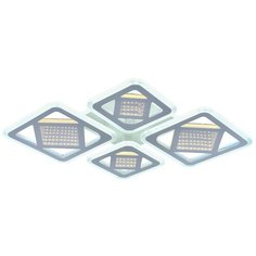 Светодиодная люстра ProfitLight 8012/2+2 WHT 126W+52W BL+YL