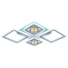 Светодиодная люстра ProfitLight 18024/2+2 WHT 112W+10W RGB