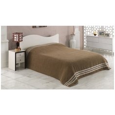 Простыня KARNA Petek махровая 160 x 220 см кофейный