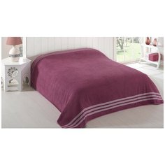 Простыня KARNA Petek махровая 160 x 220 см светло-лаванда