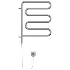 Электрический полотенцесушитель TERMINUS Ш-образный поворотный 450x570 нержавеющая сталь