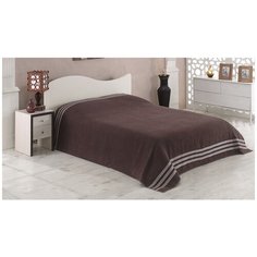 Простыня KARNA Petek махровая 200 x 220 см коричневый