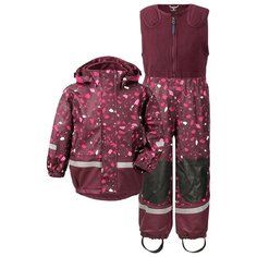 Комплект с полукомбинезоном Didriksons Boardman 503530 размер 90, сливовый