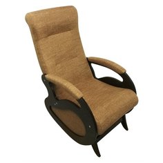 Кресло-качалка Сириус Маятник размер: 55х100 см, обивка: ткань, цвет: орех темный/светло-коричневый (Бинго 36) Sirius