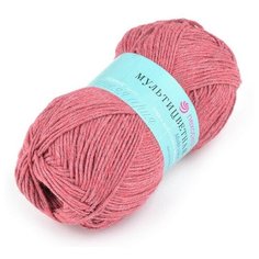 Пряжа Пехорка Мультицветная, 35 % хлопок, 65 % полиэстер, 50 г, 180 м, 5 шт., 363 светлая вишня