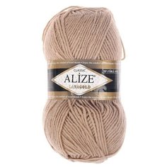 Пряжа Alize Lanagold, 49 % шерсть, 51 % акрил, 100 г, 240 м, 5 шт., 5 беж
