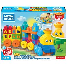 Конструктор Mega Bloks First Builders FWK22 Обучающий поезд Алфавит