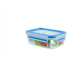 EMSA Контейнер CLIP & CLOSE 508538, 16.3x11.3 см, синий/прозрачный